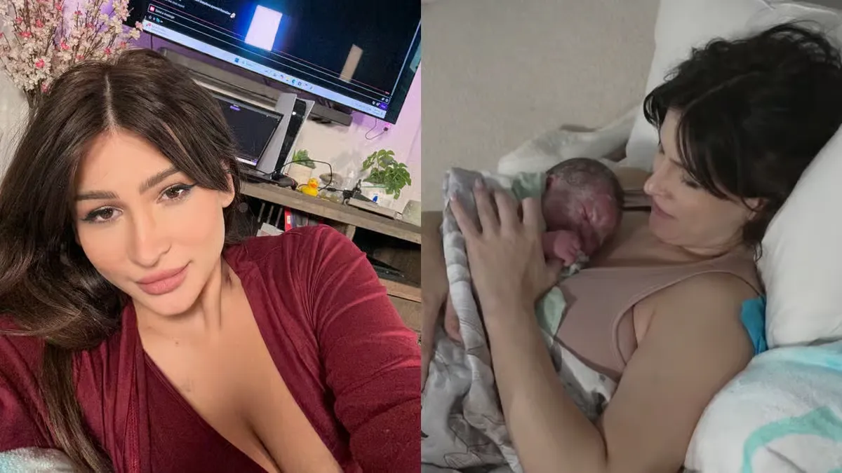 streamer dio a luz
