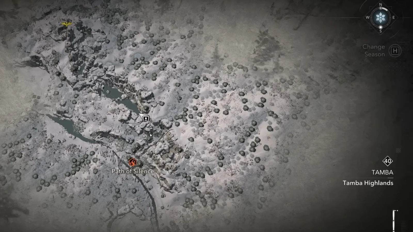 Ubicación del Glifo del Silencio en Assassin's Creed Shadows