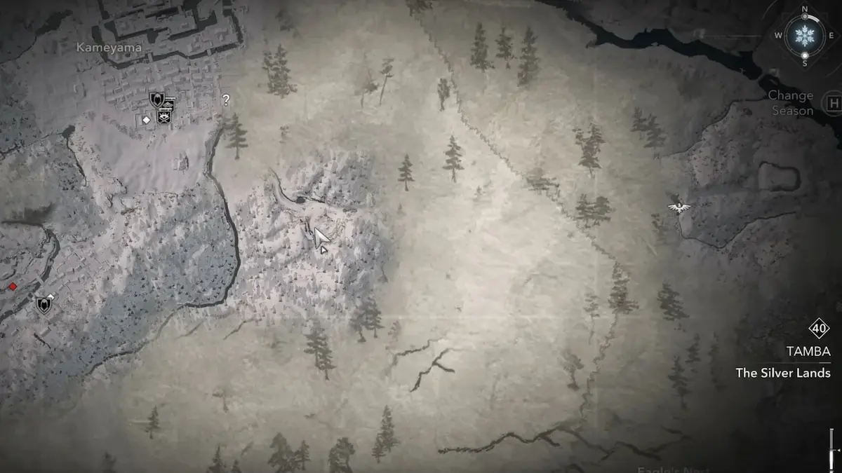 Ubicación del Glifo de Piedra en Assassin's Creed Shadows Tamba
