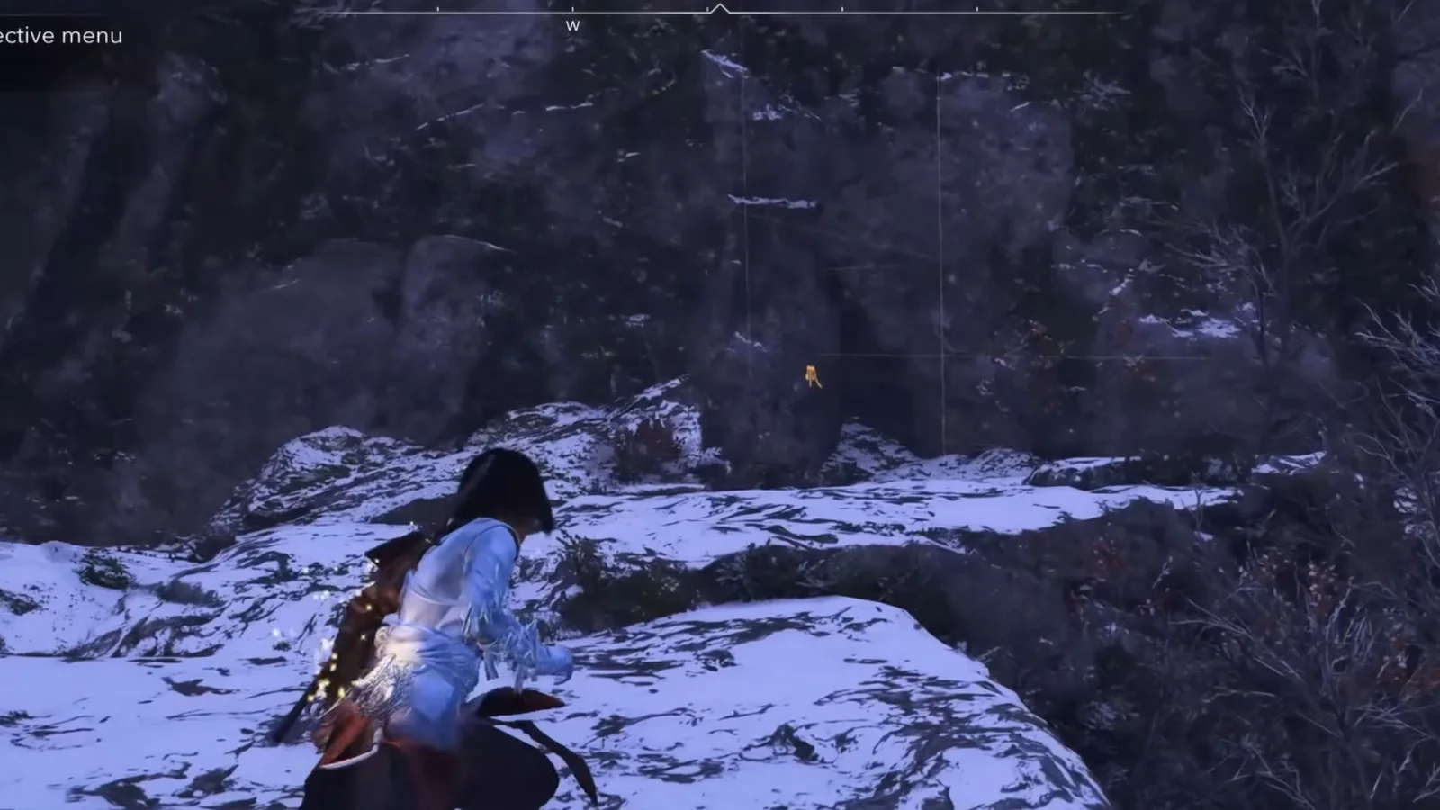Glifo de la Cascada arriba de la colina en Assassin's Creed Shadows