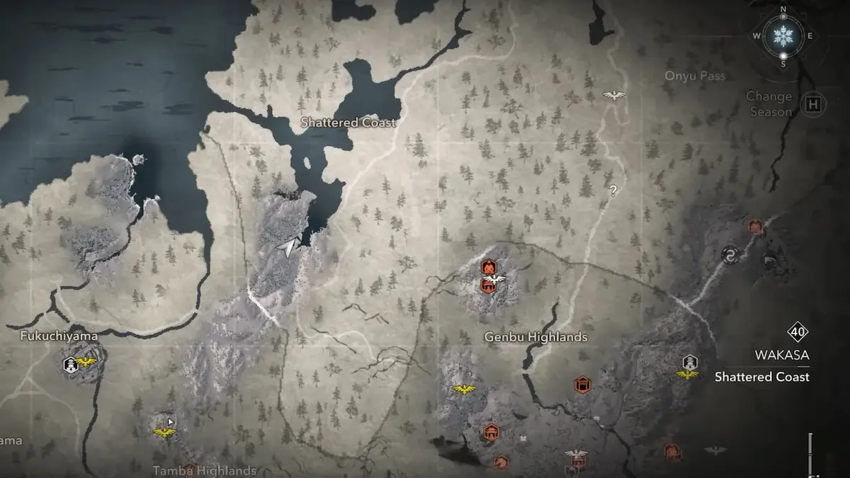 Ubicación del Glifo del Barco en Assassin's Creed Shadows