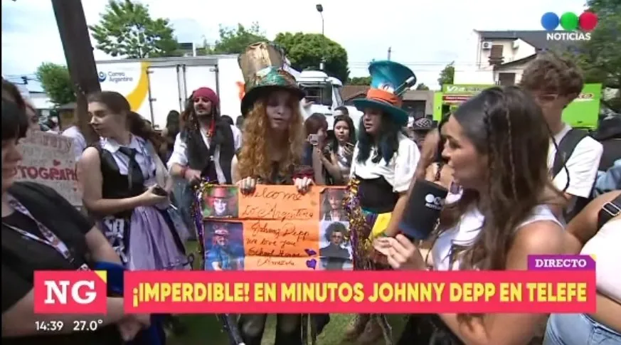 Johnny Depp Argentina