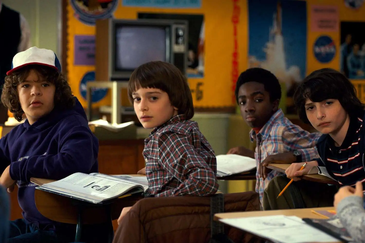 Stranger Things edad protagonistas