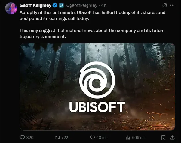 Ubisoft resultados financieros