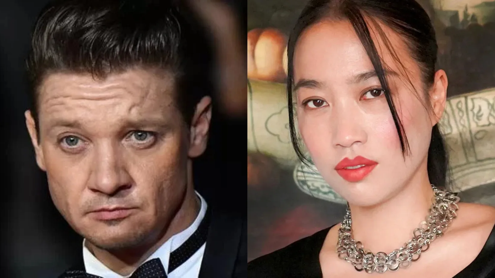 Yi Zhou y Jeremy Renner