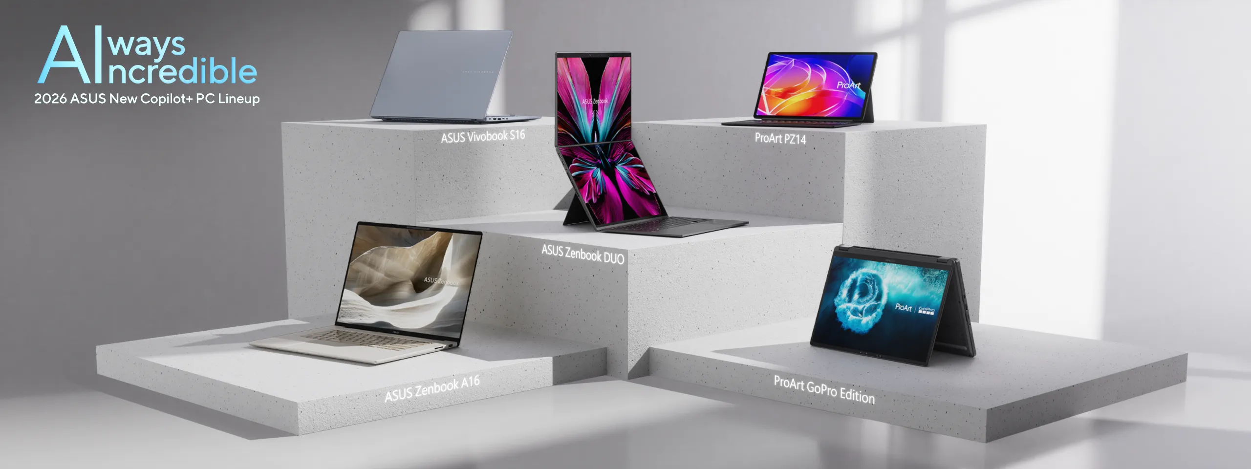 ASUS laptops CES 2026