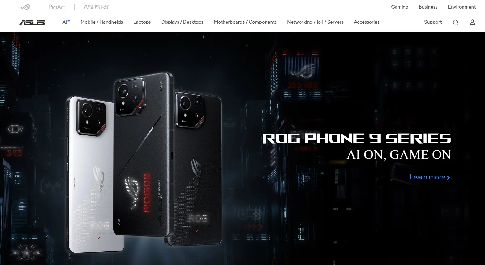 ASUS smartphones
