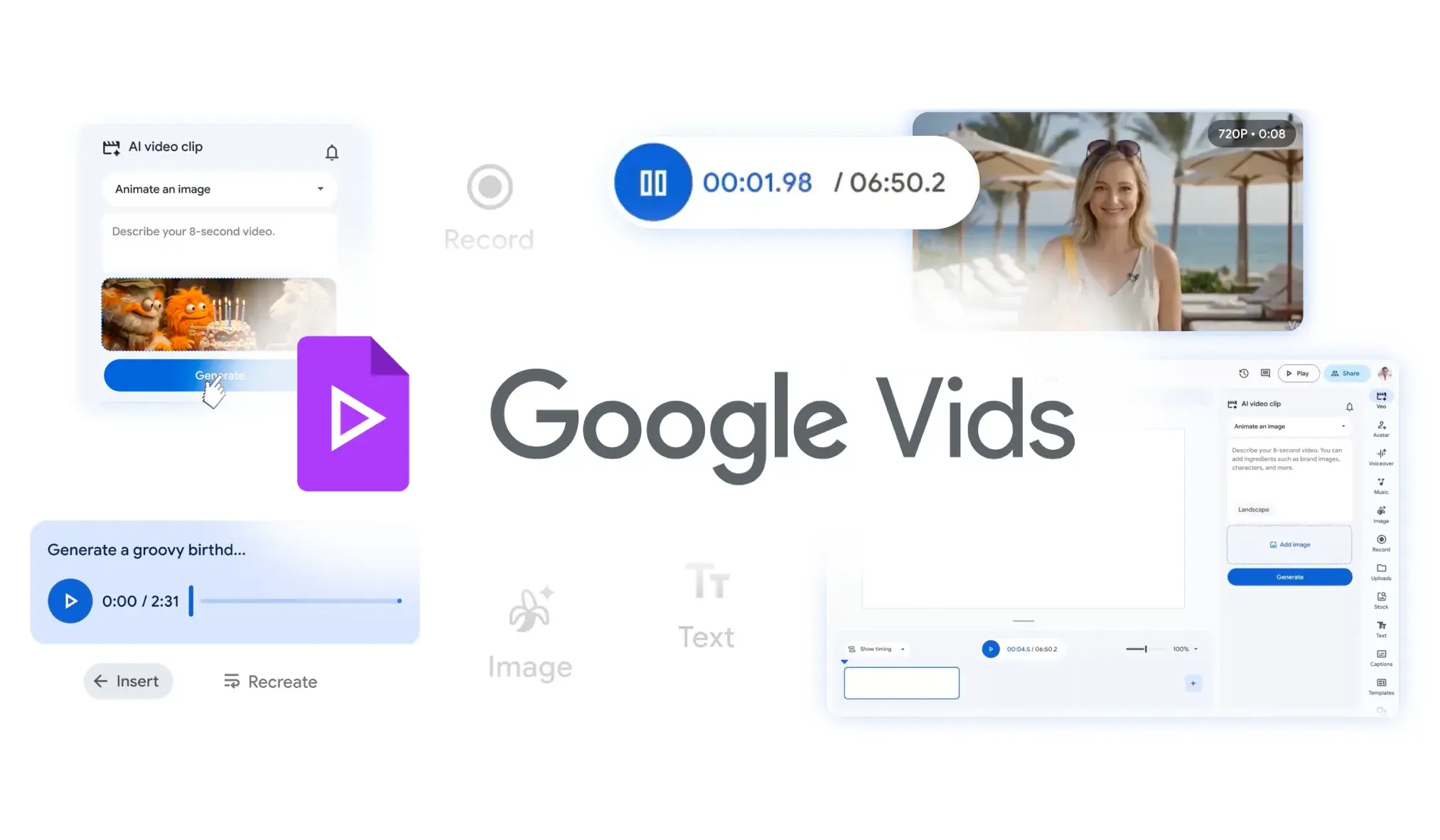 Google Vids crear videos
