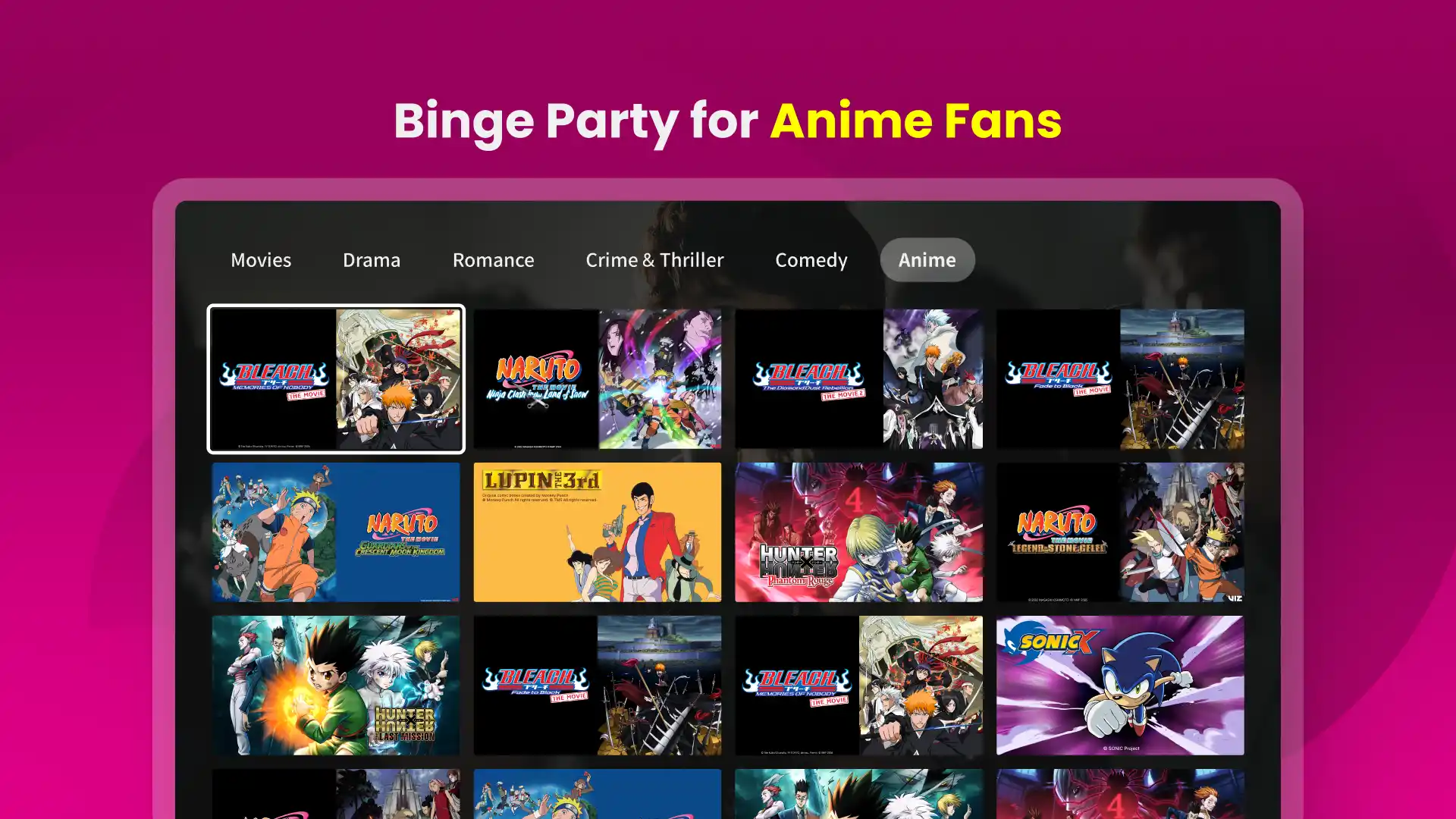 Plataforma anime gratis Amasian TV