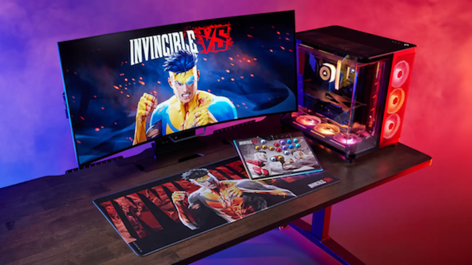 colaboración de CORSAIR y Skybound con Invincible VS