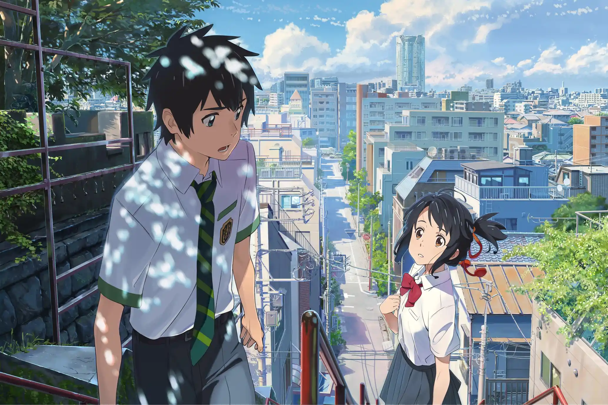 Director Your Name película Taki y Mitsuha