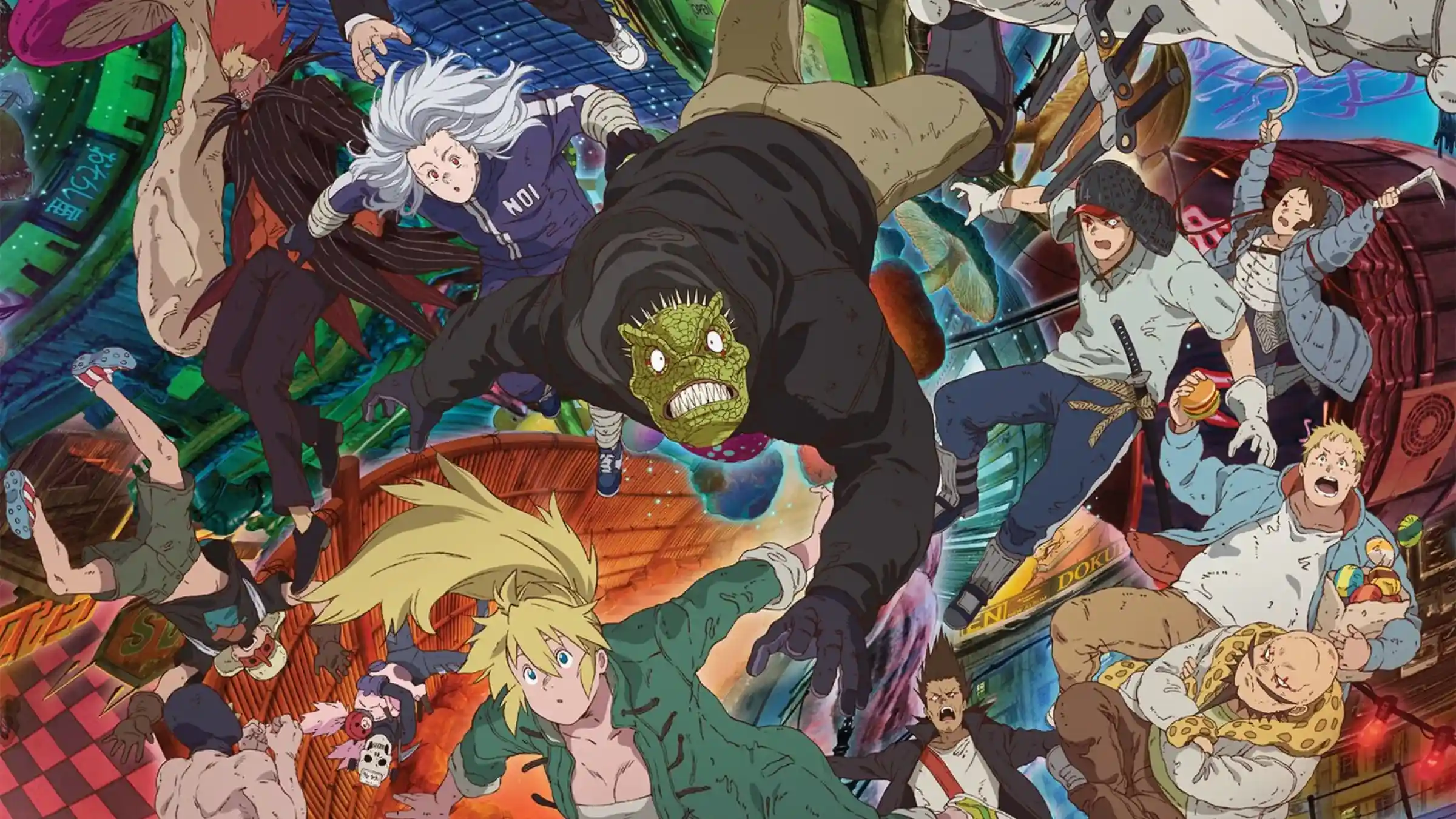 Dorohedoro temporada 3 protagonistas