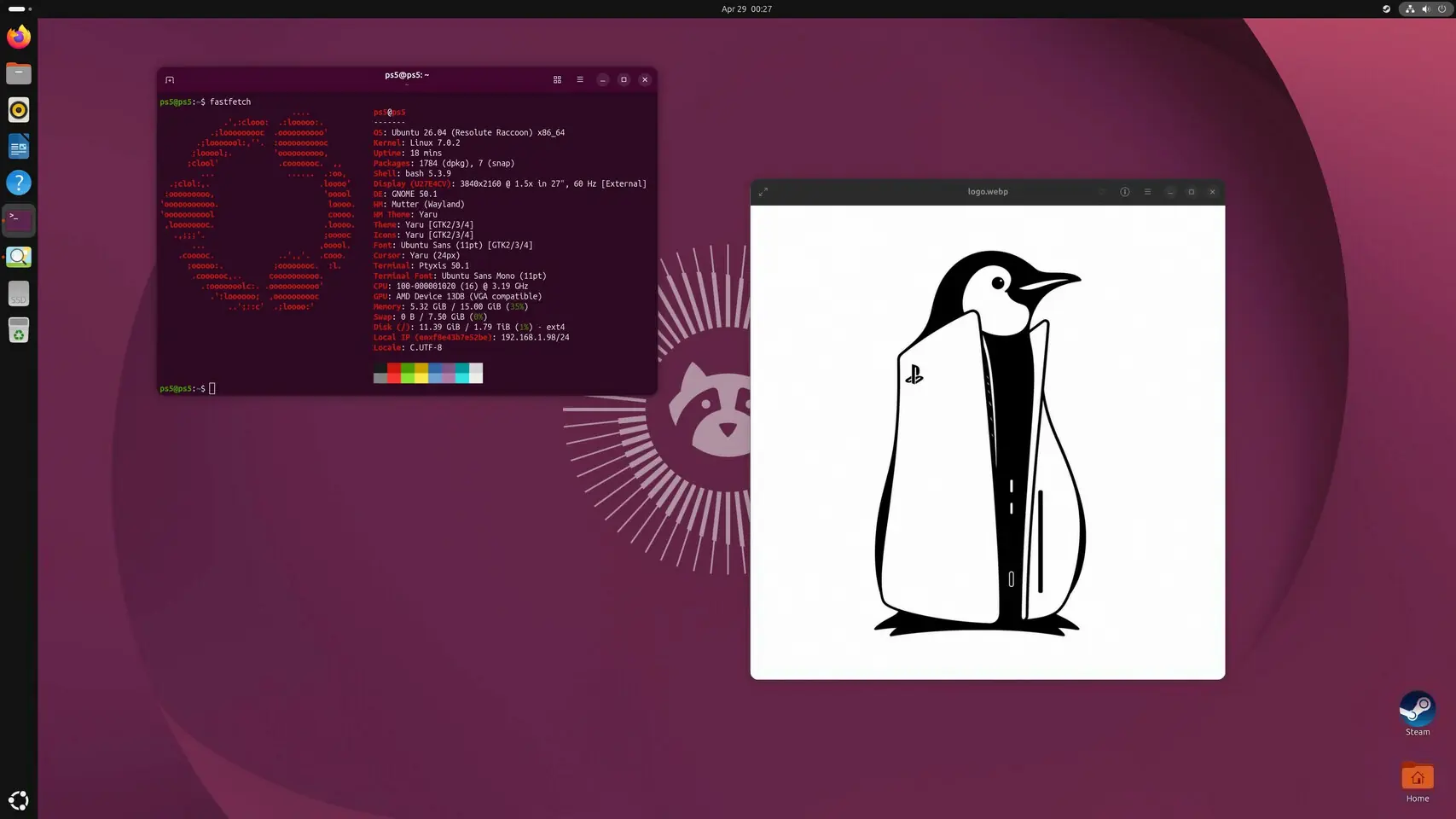 Linux dentro de Playstation 5