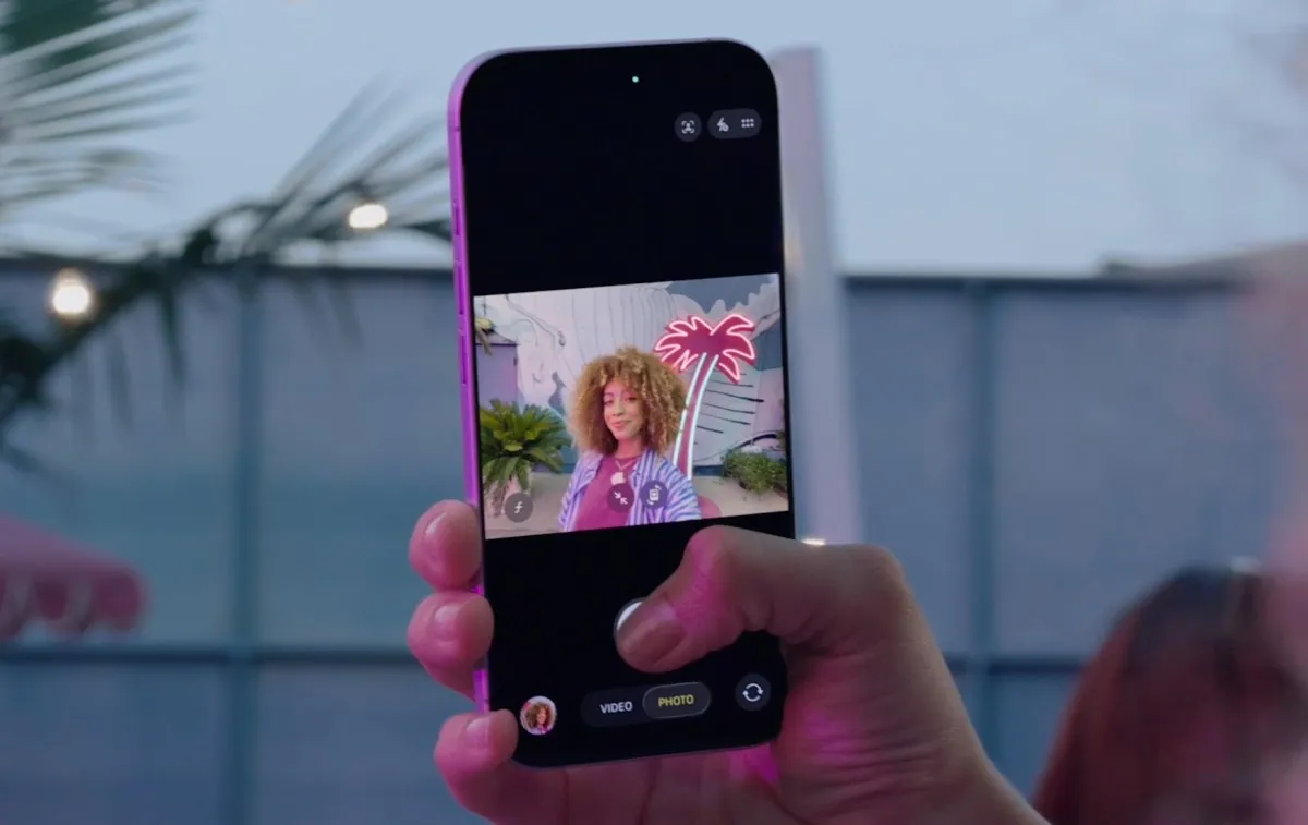 Oppo cámara selfie cuadrada