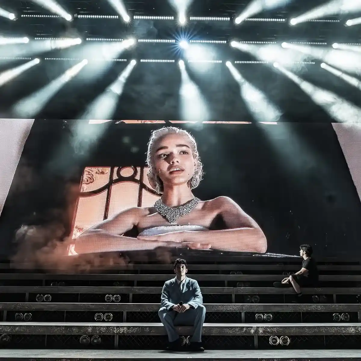 Rachel Zegler como Eva Perón en Evita Broadway 2027