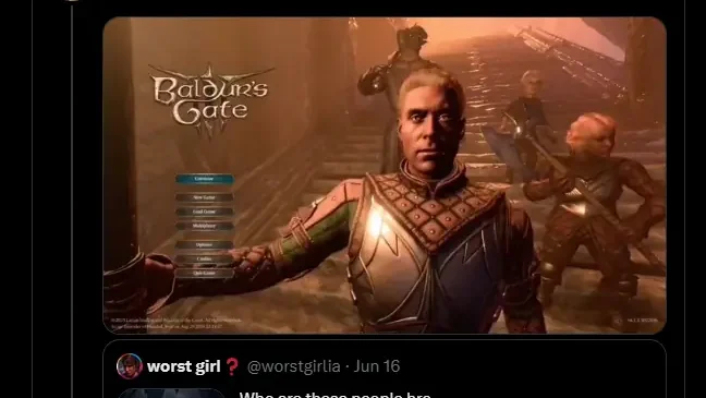 Baldurs Gate 3 twit