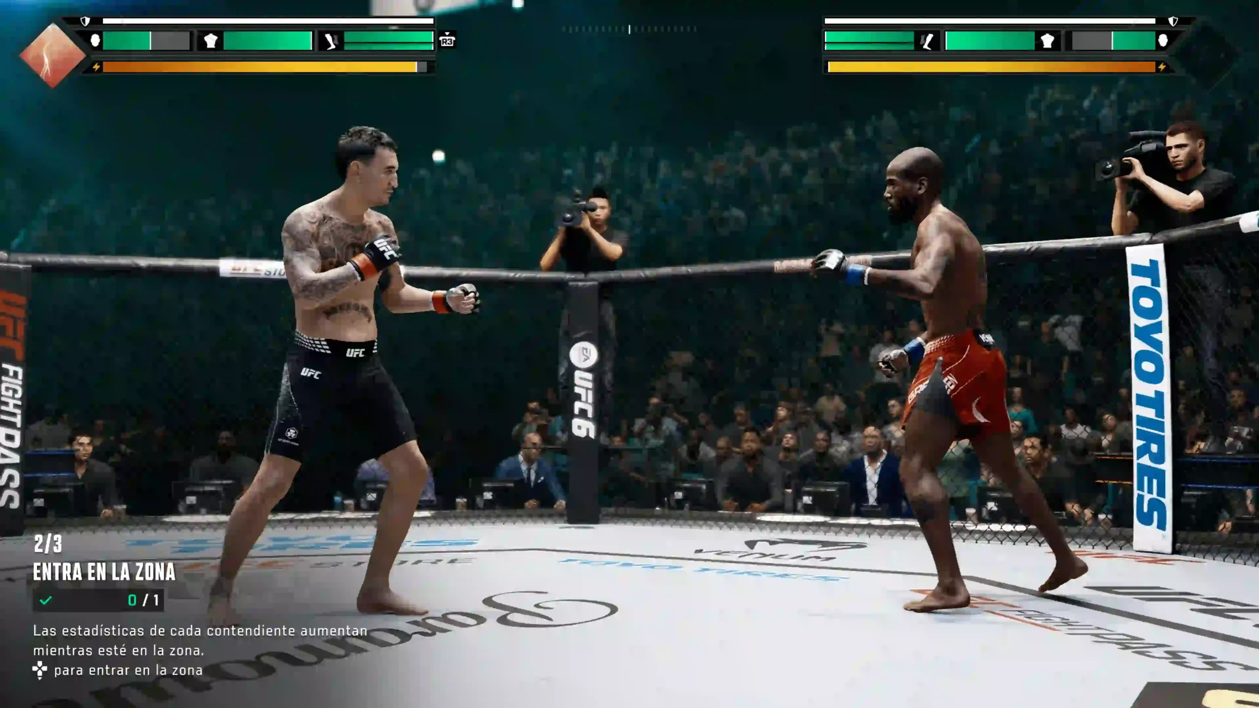 Pelea de pie en EA Sports UFC 6 para PS5