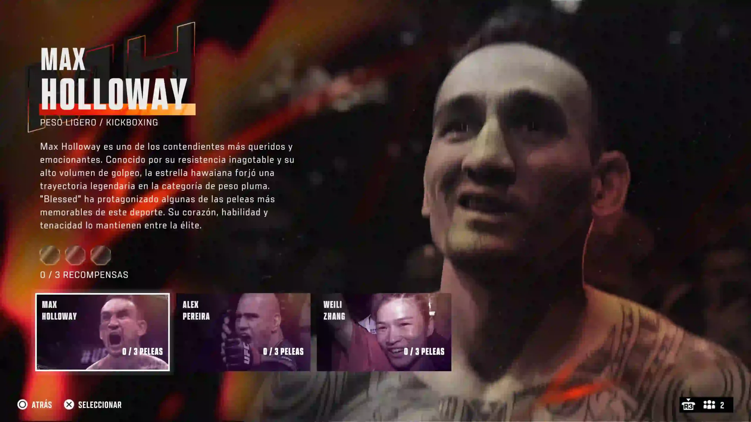 Intercambio de golpes en UFC 6
