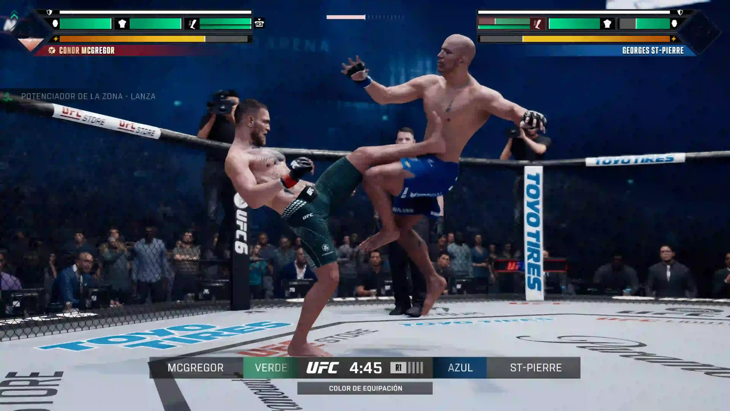 Apartado gráfico de EA Sports UFC 6 en PS5