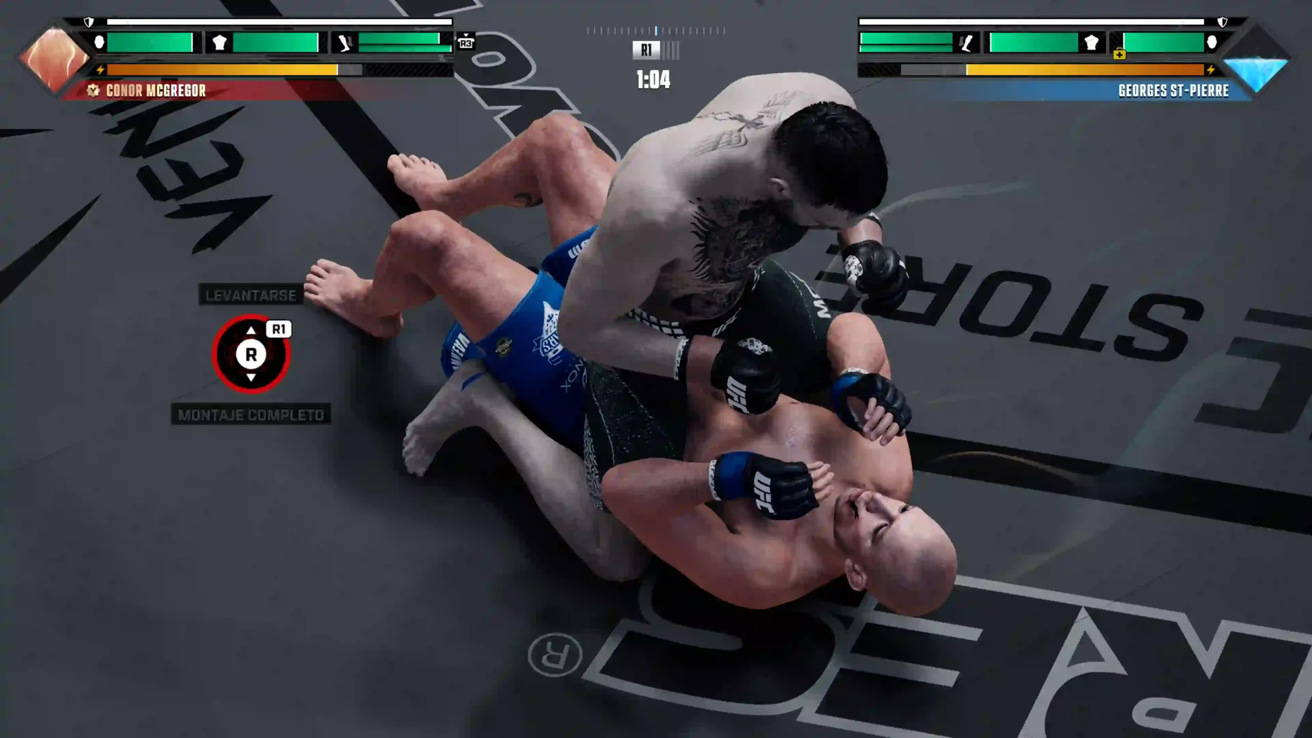 Peleadores enfrentados en EA Sports UFC 6