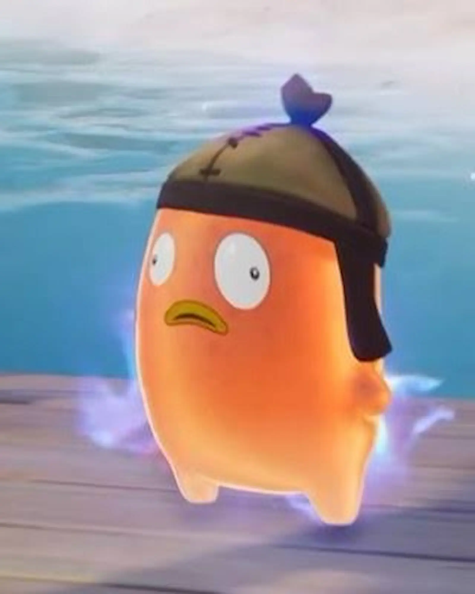 Pescado, el espíritu que se consigue pescando en los destellos dorados del agua en Fortnite
