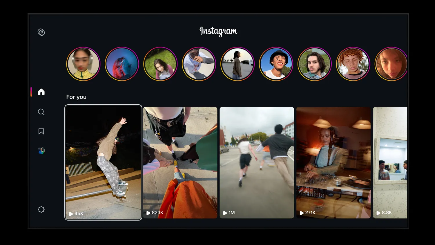 Funcionalidades de Instagram disponibles en Samsung Smart TV desde 2020