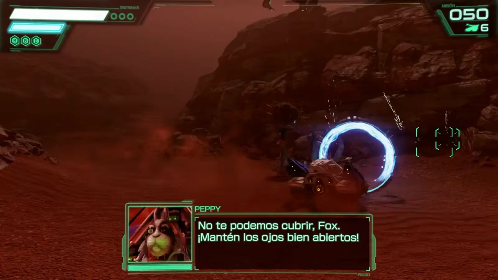 Combate aéreo en la campaña de Star Fox para Switch 2