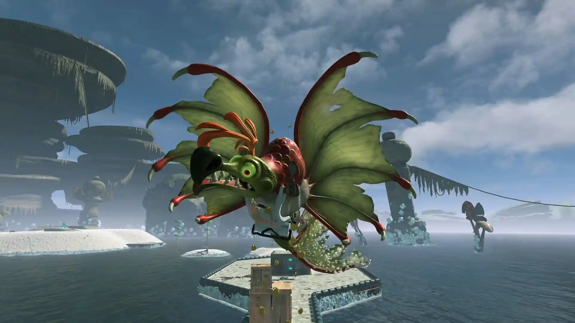 Combate contra los Salmonidos en Splatoon Raiders, con clases y botin estilo RPG