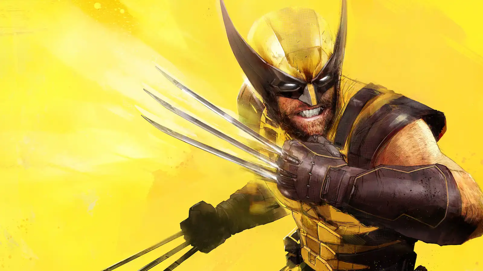 Logan con las garras afuera en el arte oficial de Marvel's Wolverine para PS5