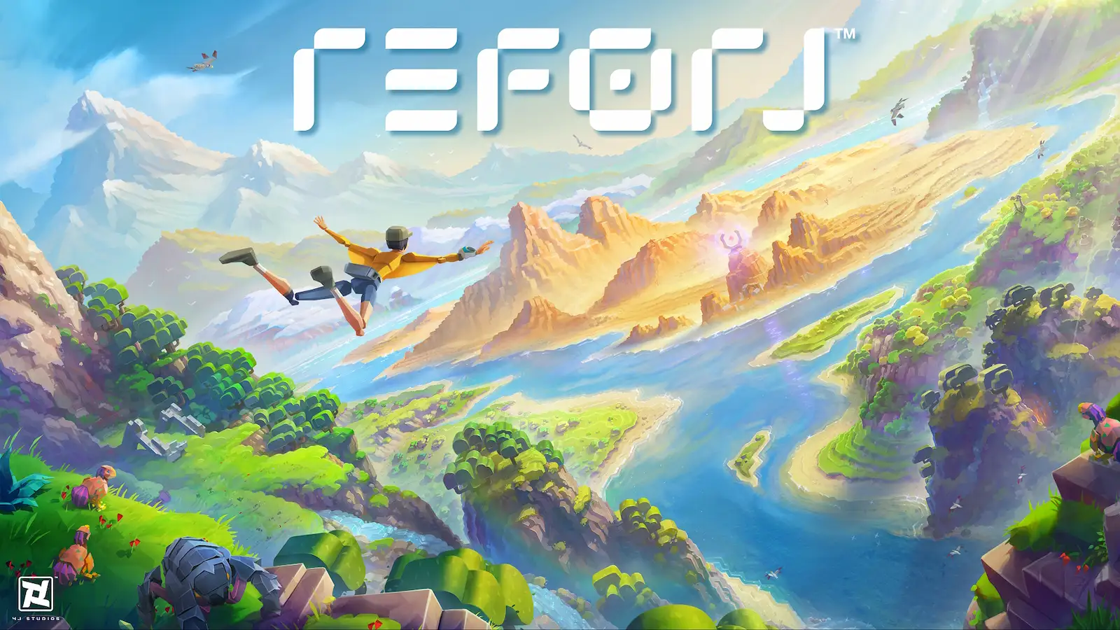Key art de Reforj, el nuevo sandbox de 4J Studios
