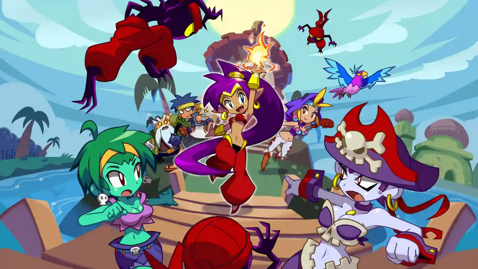 Elenco de personajes de la saga Shantae, desarrollada por WayForward