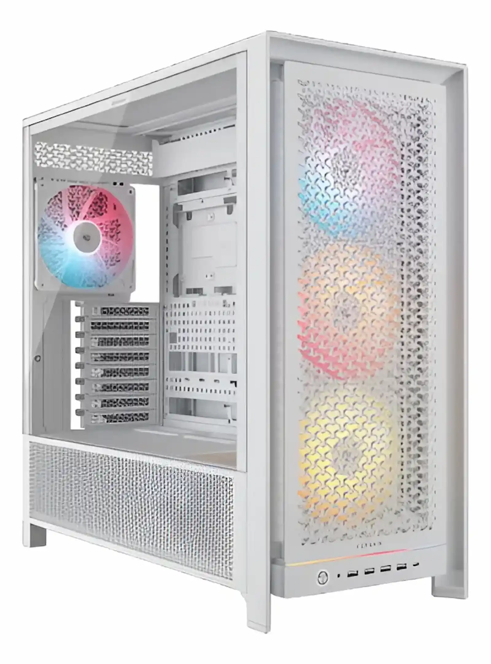 Gabinete Corsair 5000D Frame RS ARGB con cuatro ventiladores