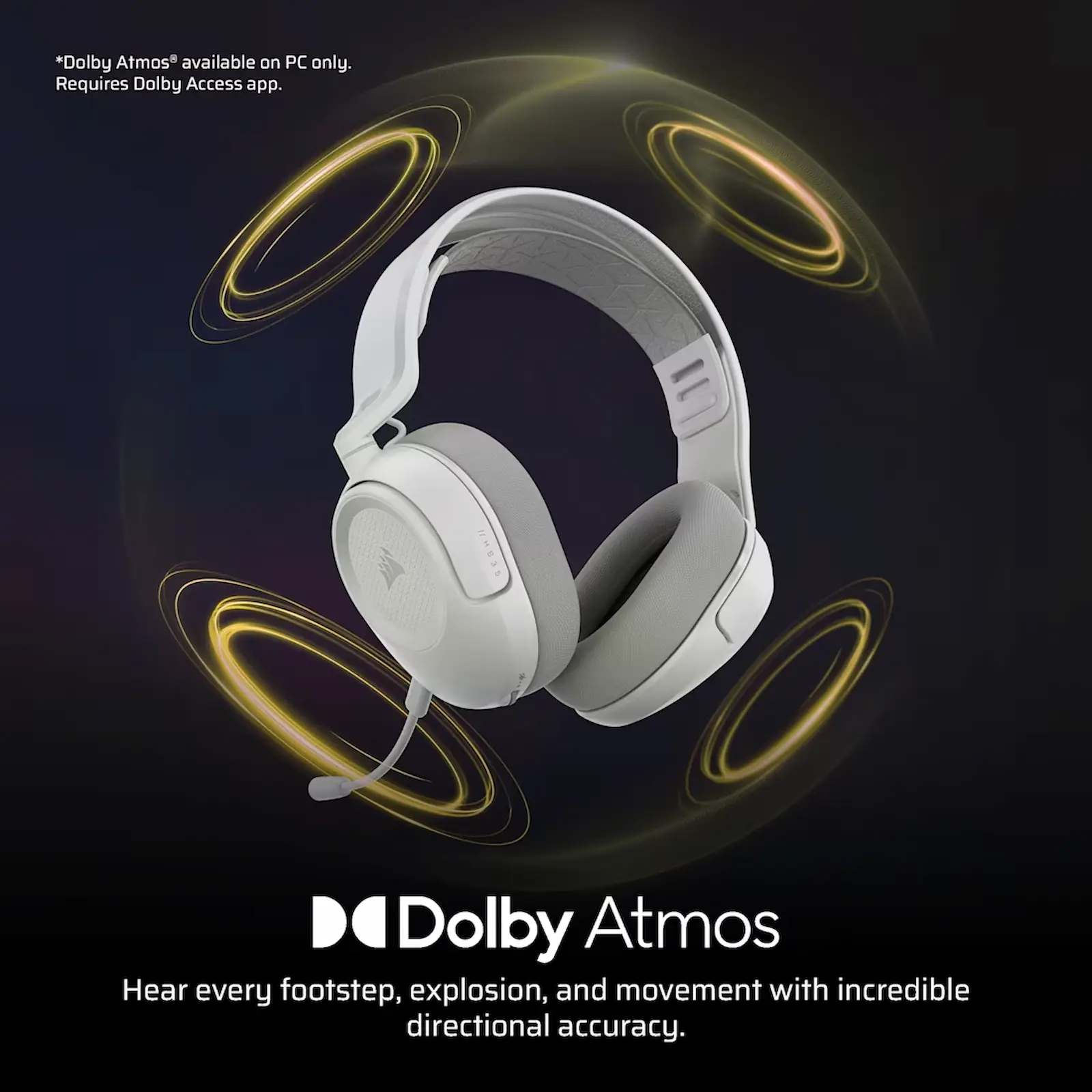 Corsair HS35 v3 Wireless, con soporte para Dolby Atmos