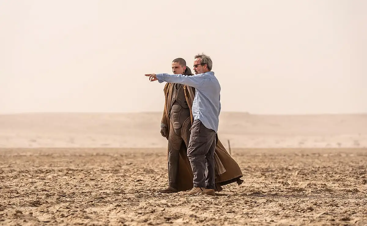 Escena del desierto de Liwa en Abu Dabi, escenario del planeta Arrakis en Dune 3
