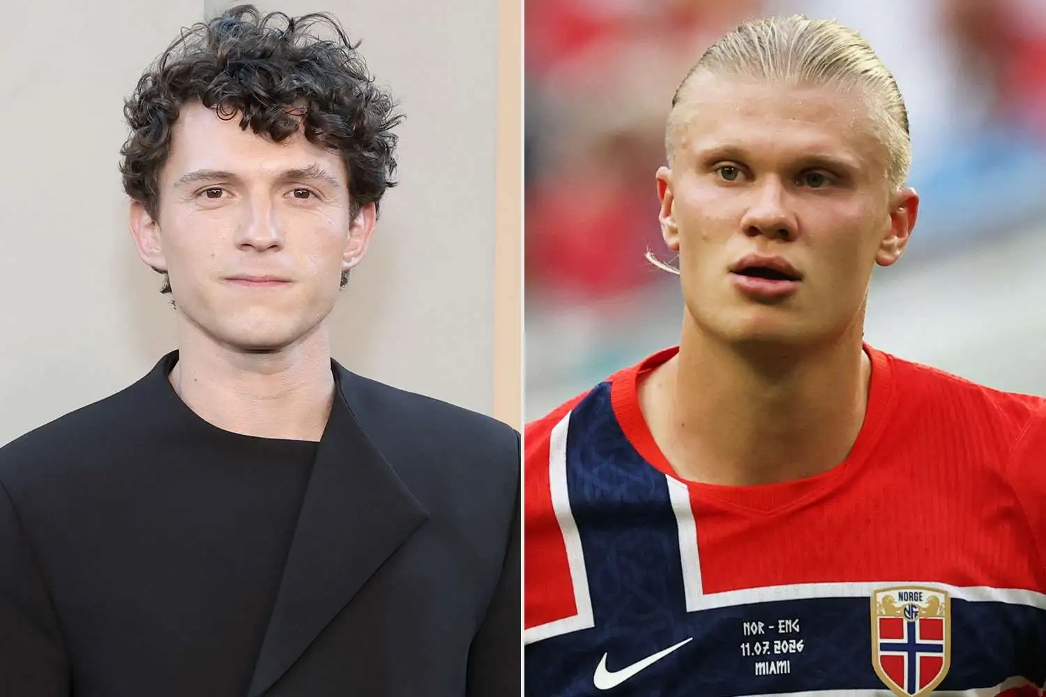 Erling Haaland comentó en Instagram que acepta la cena con Tom Holland
