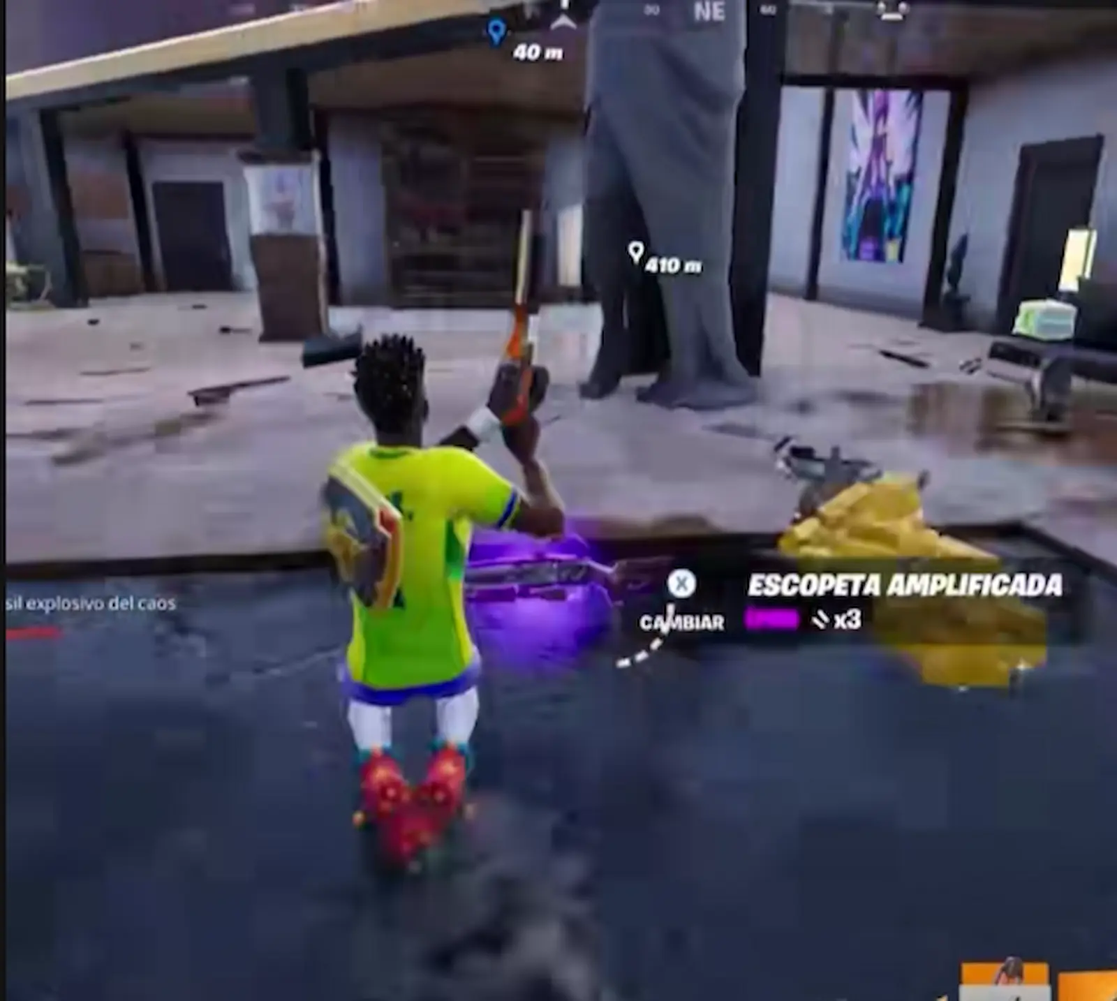 Botín y monedas de oro que caen del acuario secreto de Heatwave Harbor en Fortnite