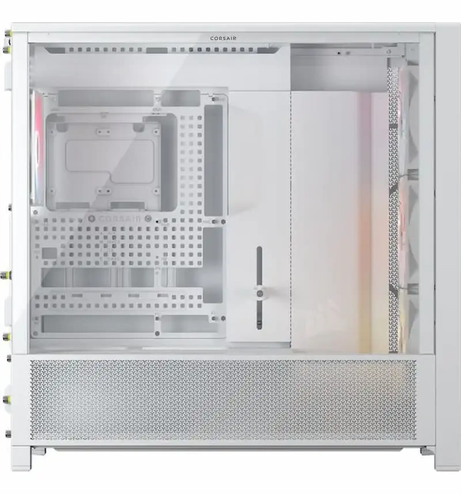 Gabinete Corsair 5000D Frame RS, interior con gestión de cables