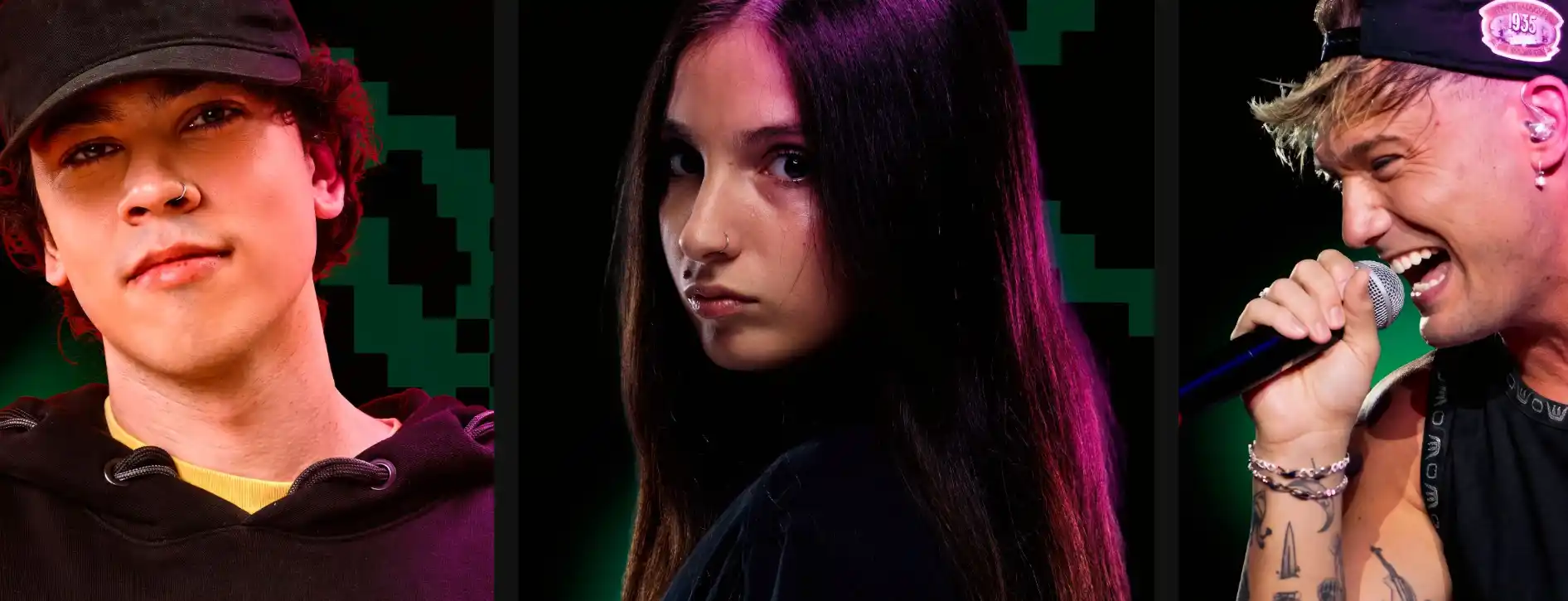 Tres de los creadores de contenido confirmados para el festival Generación, en imágenes promocionales