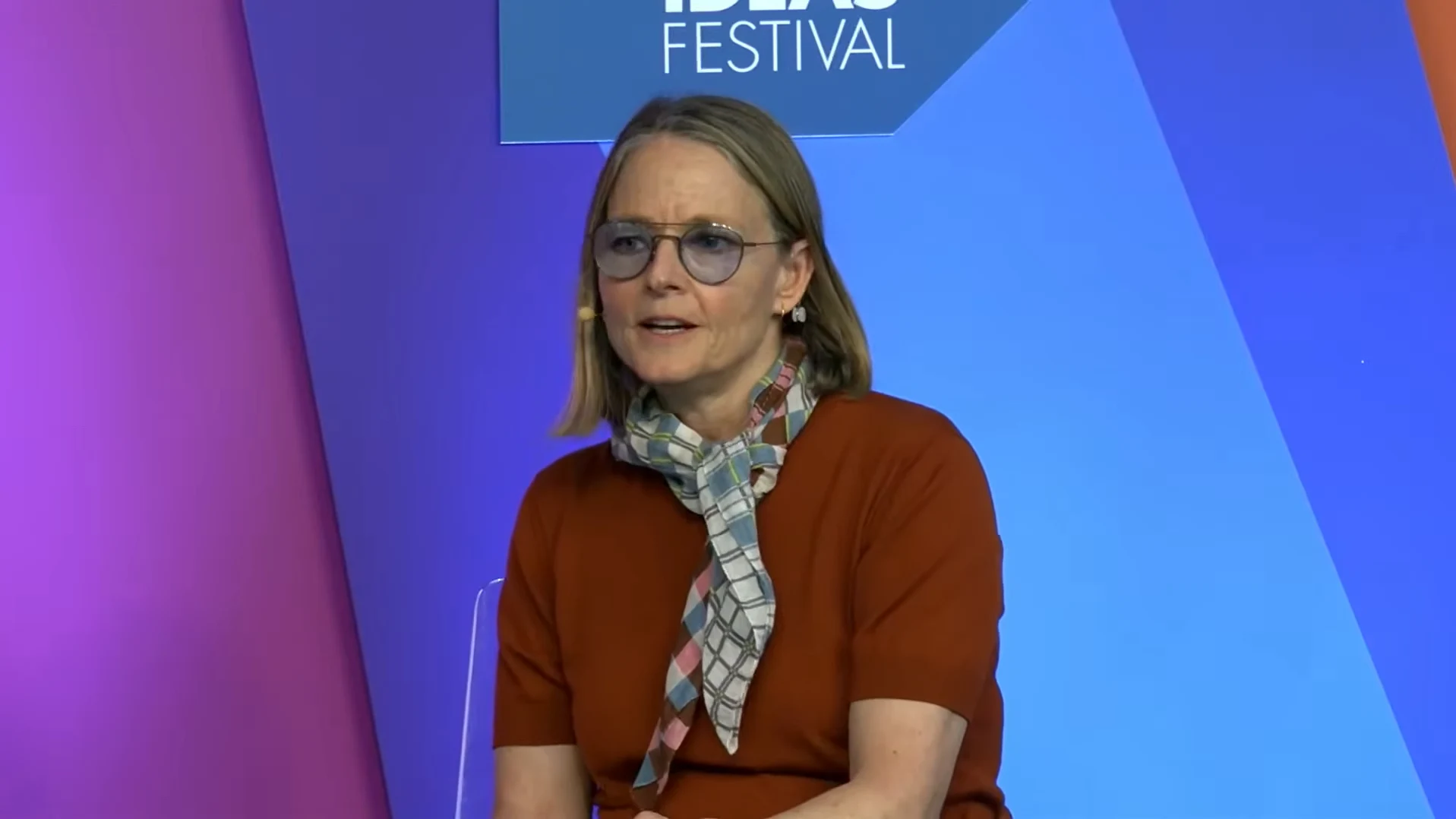 Jodie Foster en el panel sobre inteligencia artificial en Hollywood