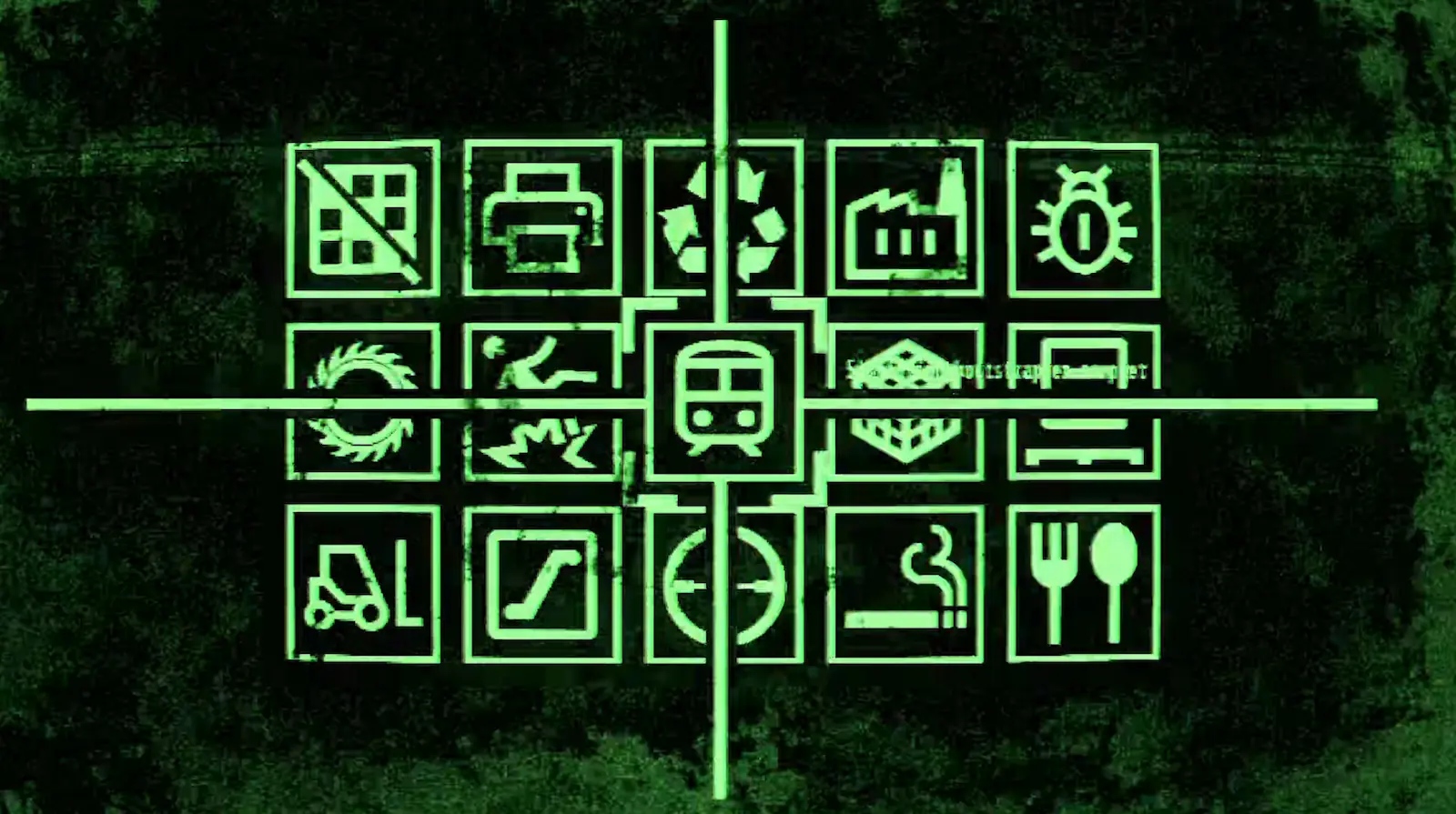 Pantalla de selección de objetivos en uno de los minijuegos de Machine Party