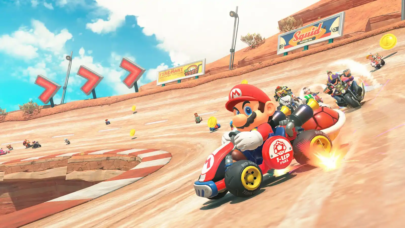 Mario Kart World recibió la actualización 1.7.0 con nuevas rutas en el modo Knockout Tour