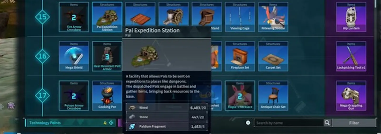Expediciones Pal en Palworld, el método pasivo para farmear Núcleos de Civilización Antigua