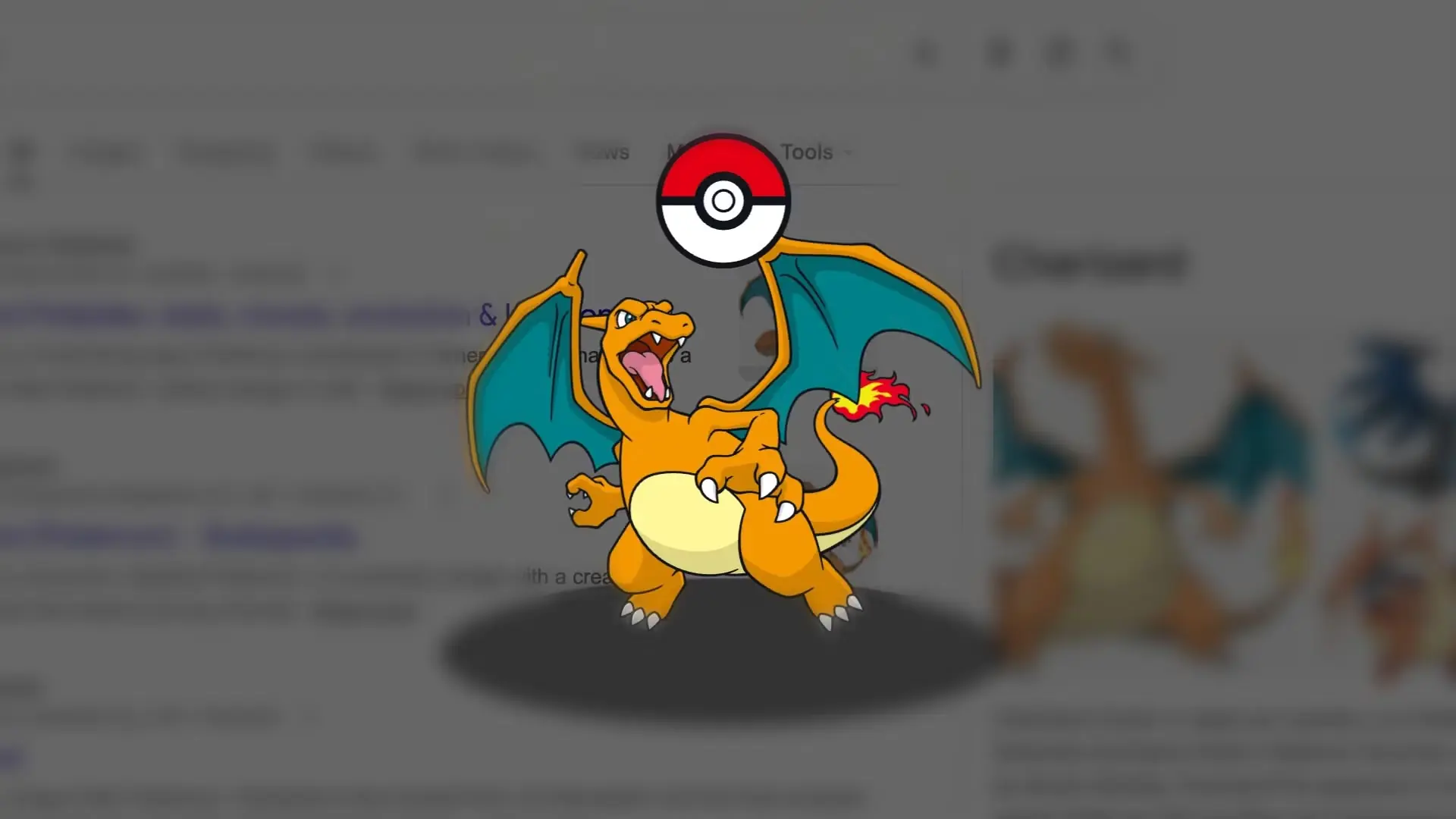 Charizard en la Pokédex del buscador de Google, el easter egg para atrapar los 151 Pokémon originales