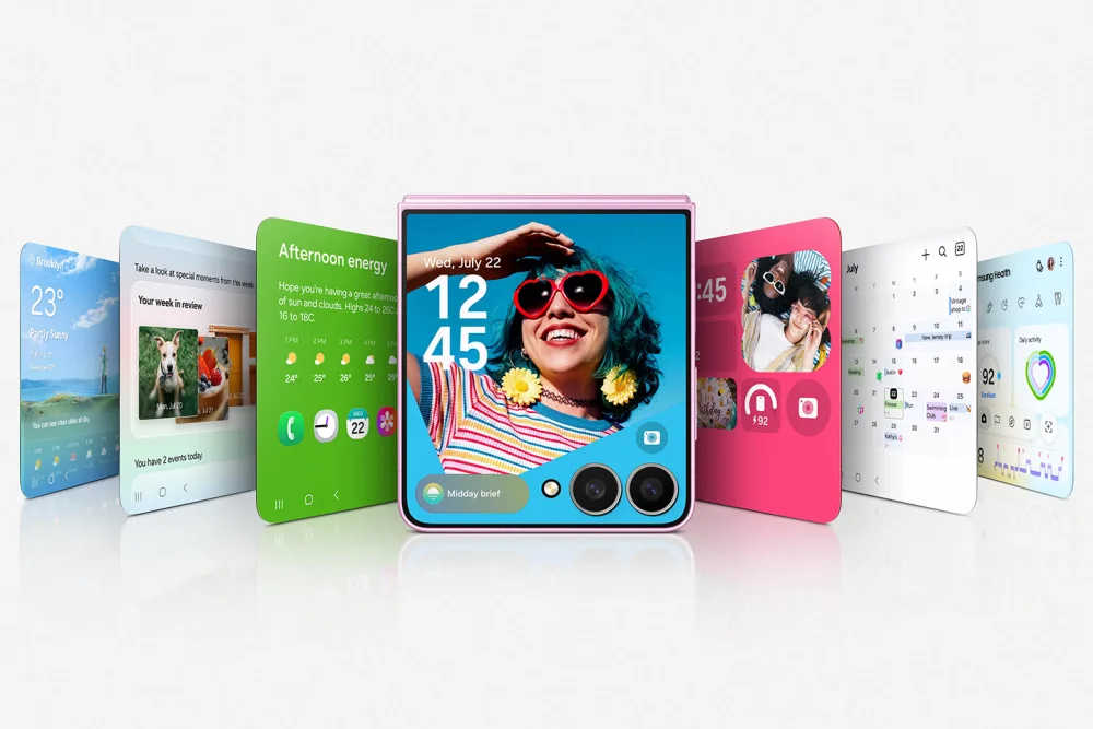 Galaxy Z Flip8 en los colores anunciados por Samsung