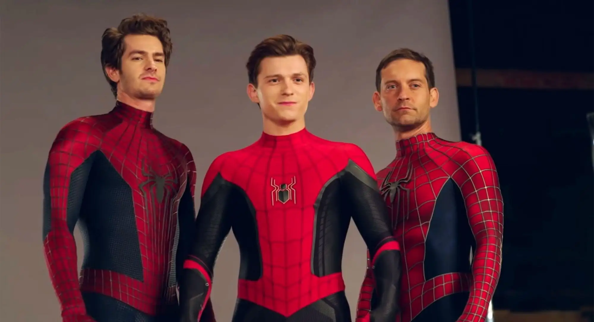 Andrew Garfield, Tom Holland y Tobey Maguire juntos como Spider-Man en No Way Home