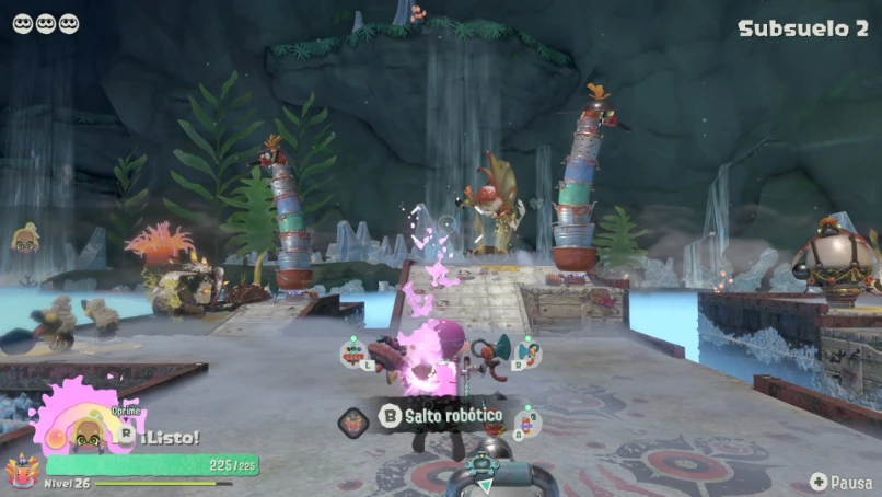 Splatoon Raiders: incursión en el subsuelo con el salto robótico del mecha