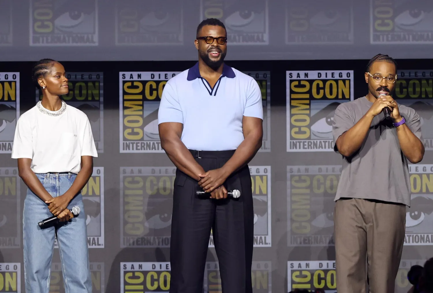 Letitia Wright, Winston Duke y Ryan Coogler presentan Black Panther 3 en la Comic-Con 2026