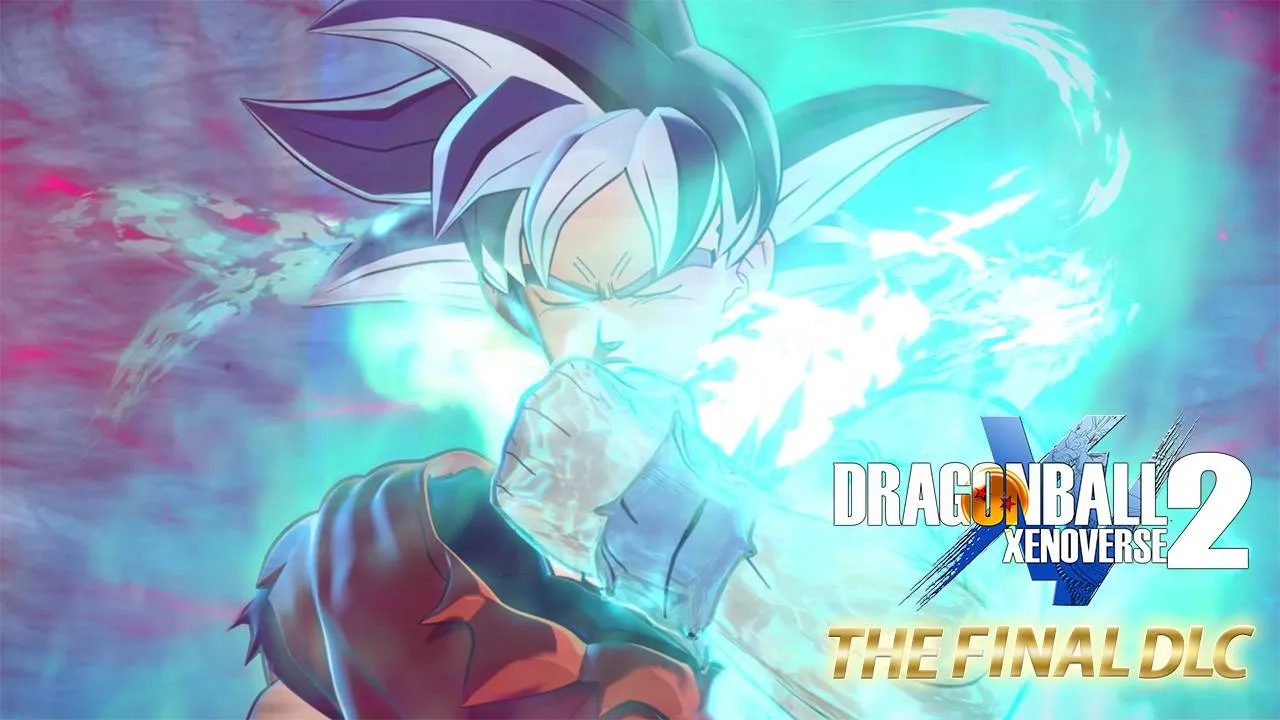 Goku en su forma Ultra Supervillano, protagonista del DLC Future Saga Chapter 4 de Dragon Ball Xenoverse 2 (arte oficial Bandai Namco)