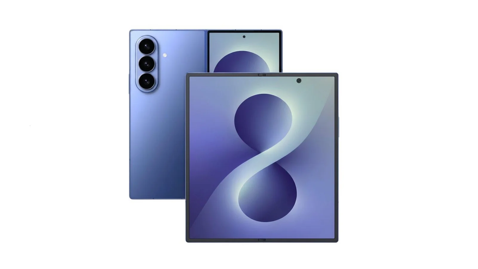 Render filtrado del Samsung Galaxy Z Fold 8, el próximo plegable de la marca