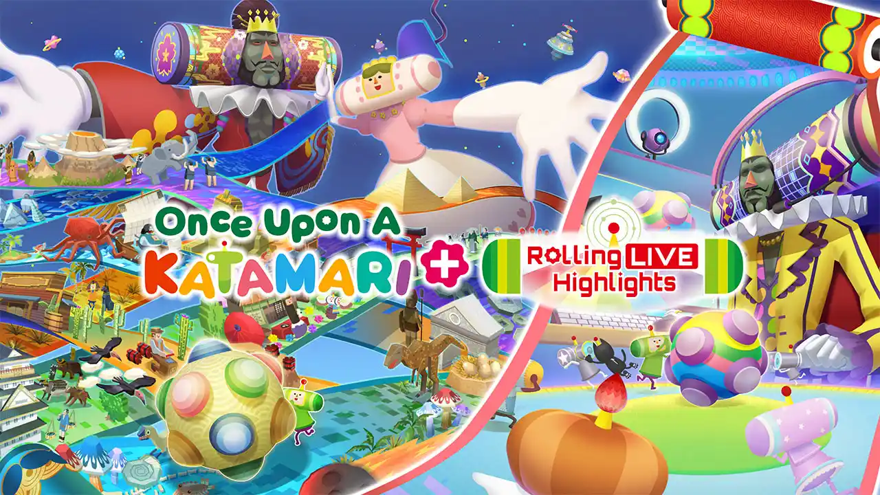 Once Upon a Katamari y el DLC Rolling LIVE Highlights para Nintendo Switch 2, con el Rey de Todo el Cosmos y el Príncipe
